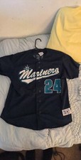 Ken Griffey Jr True Fan Jersey Seattle Mariners VTG 1996 Men’s Size Large 