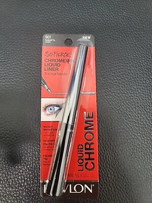 Liquid Liner Revlon So Fierce! Chrome Ink , 901 Gunmetal, 0.03 Oz Each 2pack - Image 1 of 2