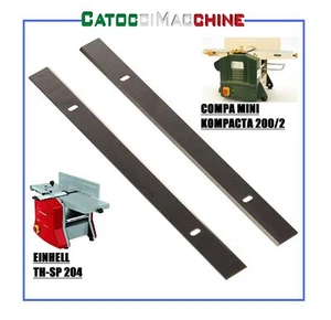 COLTELLI PIALLA FILOSPESSORE COMPATIBILI COMPA KOMPACTA 200/6 EINHELL TH-SP 204 - Foto 1 di 3