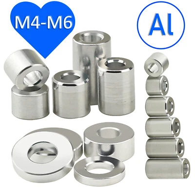 Aluminium Distanzhülsen Hülsen Distanzhülsen Abstandshülsen Metallhülsen für M6 - Bild 1 von 4