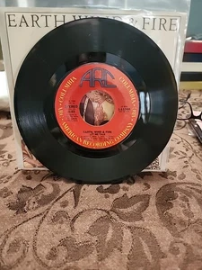 VG++ 1980 Earth Wind Fire Let Me Talk /  Instrumental  45RPM w/ppr slv - Picture 1 of 4