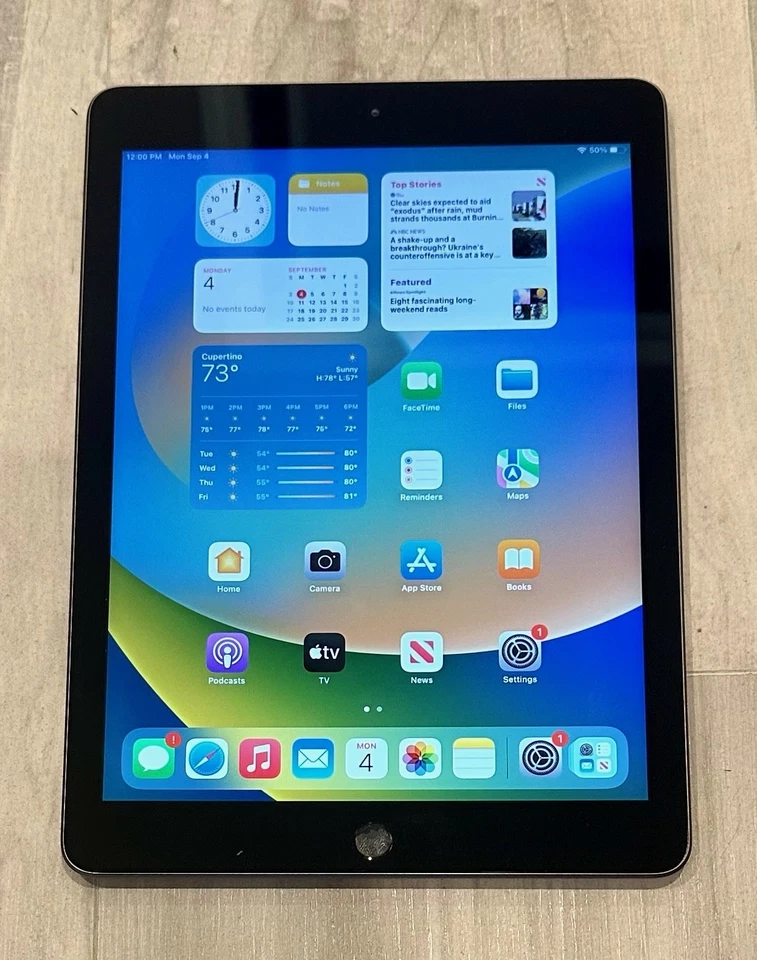 Apple iPad 6th Gen - 9.7" Display 32GB, Wi-Fi Grey Color with Bundle Accesories - Image 1 of 4