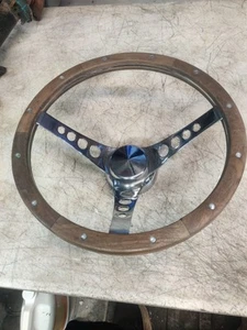 Vintage THE 500 WOOD STEERING WHEEL SUPERIOR PERFORMANCE PRODUCTS 13 1/2" - Bild 1 von 21