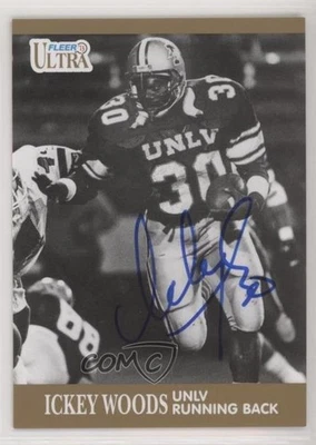 2013 Fleer Retro Auto Ickey Woods #24 Auto - Image 1 of 2