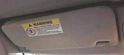 Серый солнцезащитный козырек для левой стороны водителя 2007 Mercedes CLK350 Conv от оригинального производителя 2006-2009 годов выпуска - Изображение 1 из 2