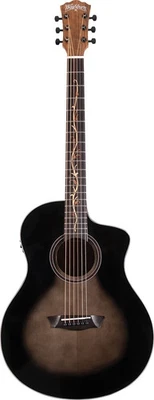 Washburn VITE S9V Bella Tono Studio Cutaway Acoustic Electric Guitar. Gloss C... - Image 1 of 4