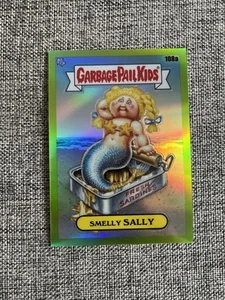 2020 GPK Garbage Pail Kids Chrome Green Refractor 108a SMELLY SALLY /299 - Picture 1 of 2