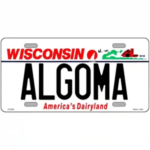 Algoma Wisconsin Metal Sign - Picture 1 of 1