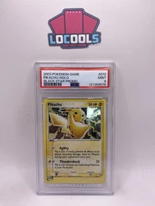 2003 POKEMON BLACK STAR PROMO #012 PIKACHU-HOLO PSA 9 - Picture 1 of 2