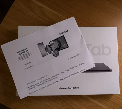 Samsung Galaxy Tab S10 FE 128GB Wi-Fi Grey Neu, OVP,  Verschweißt - Bild 1 von 2