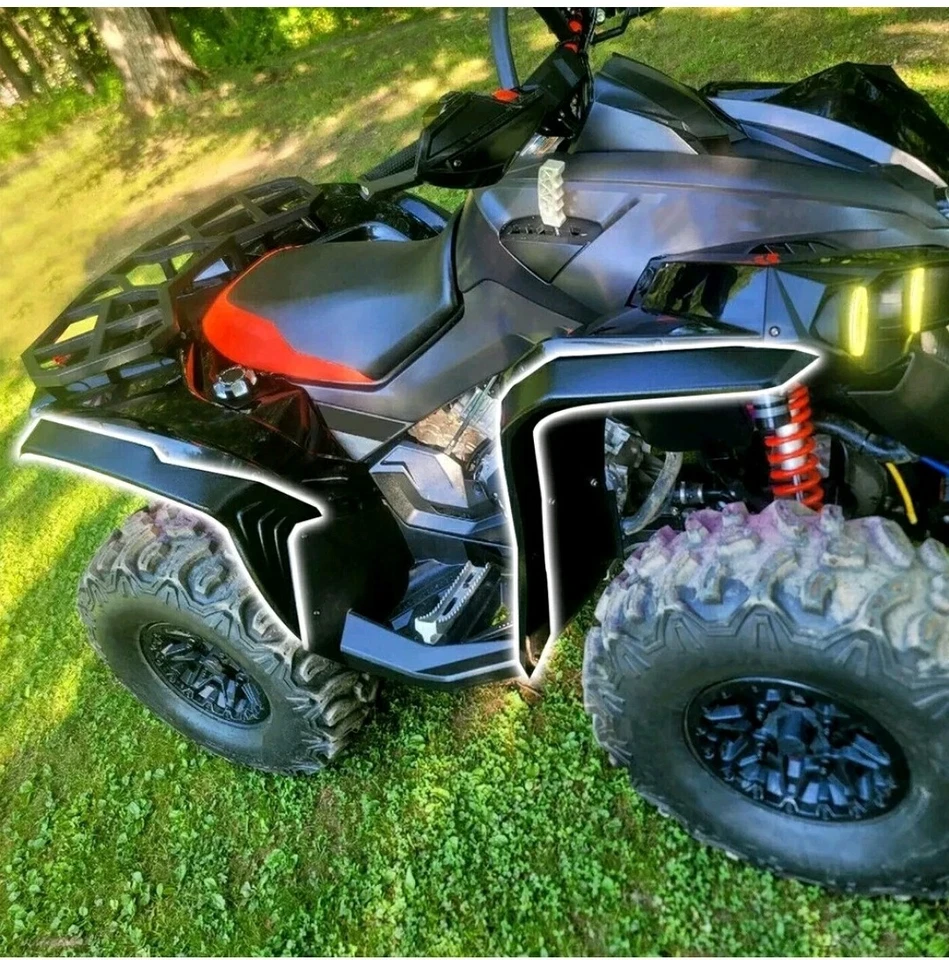 Para Can-Am Renegade 500 570 800 800R 1000R Sobre guardabarros llamaradas delanteras y traseras Foto 1 de 4
