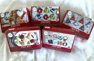 Docrafts Needle FELT Kit Christmas COOKIES JUMPERS DINNER etc - 5 designs NEW - Picture 1 of 31