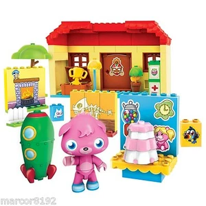 Mega Bloks Blok Moshi Monsters W/ Poppet - 80627 Monsters House Playset 79 pcs - Picture 1 of 1