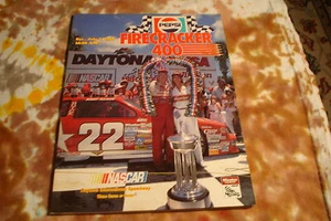 1988 Pepsi Firecracker 400 Rare Program Nascar Winston Cup - Picture 1 of 4