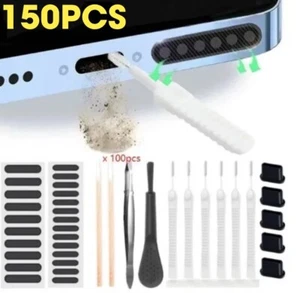 150PC Phone Cleaning Kit for iPhone Airpod Charging Port Speaker Audio Jack Cell - Picture 1 of 20