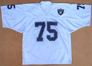 Vintage Raiders White #75 NFL Jersey, Made In Britain 1990, Size Medium - Bild 1 von 15