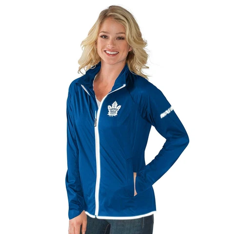NHL Toronto Maple Leafs Womens Hockey Light Weight Full Zip Jacket, Size Medium Cover