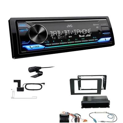 JVC Digital 1-DIN Autoradio DAB+ Bluetooth für Audi A3 teilaktiv kein Bose - Bild 1 von 4