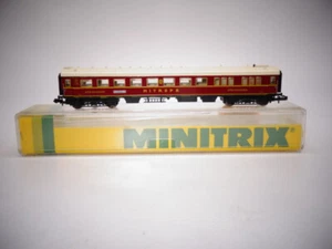Minitrix N 3154 MITROPA vagón comedor en embalaje original--63-- - Imagen 1 de 2