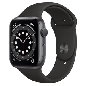 APPLE WATCH SERIE 6 CASSA IN ALLUMINIO NERO 44mm RICONDIZIONATO BUONO - Imagen 1 de 6