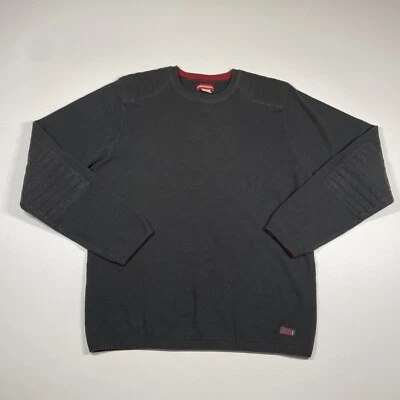 复古 Union Bay 卫衣男式大号黑色丙烯酸套衫澳大利亚制造 — 第 1/4 张图片