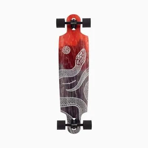 Longboard Landyachtz Drop Cat 38 pitone drop through completo - Foto 1 di 12