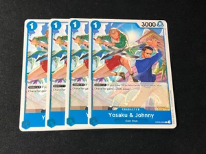One Piece TCG - Pillars of Strength Yosaku & Johnny OP03-053 Blue Common x4 NM - Bild 1 von 1