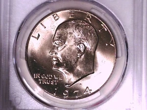 1974 D Eisenhower Dollar PCGS MS 64 45542690 - Picture 1 of 3