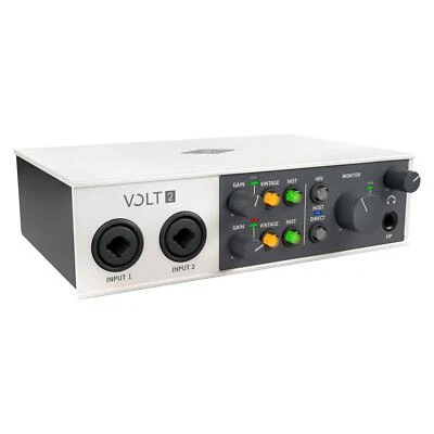 Universal Audio Volt 2 USB-C Audio Interface VOLT2 USB Recording Studio UAD - Image 1 of 4