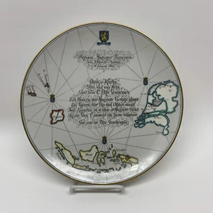 VTG 1943 10.25” Lamberton Scammell USA China NETHERLANDS AID SOCIETY Plate - Picture 1 of 14