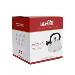 La Cafetiere Stainless Steel Whistling Kettle 1.6L Stove Top Induction Brand New - Picture 1 of 5