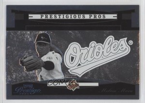 2005 Playoff Prestige Prestigious Pros Platinum /25 Melvin Mora #PP-6