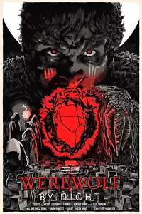 Poster Mondo lupo mannaro di notte (edizione a tempo) OOP raro - Foto 1 di 1