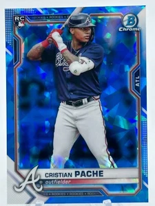 Christian Pache 2021 Bowman Chrome Sapphire - Picture 1 of 2
