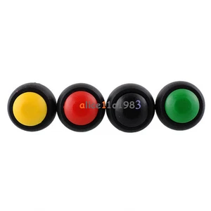 4Pcs Mini 12mm Waterproof Momentary ON/OFF Push Button Round Switch Random color - Picture 1 of 1