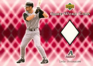 2002 Upper Deck Game Worn Gems Luis Gonzalez LG Diamondbacks - Picture 1 of 2