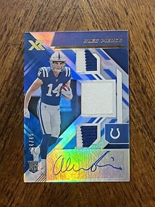 Alec Pierce 2022 Panini XR Blue Rookie RPA Auto Triple Jersey Parch 34/49 Colts - Bild 1 von 1