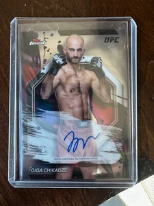 2024 Topps Finest UFC Giga Chikadze Auto FA-GCE - Picture 1 of 2