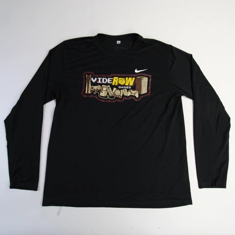 Minnesota Golden Gophers Nike Nike Tee Long Sleeve Shirt Men's Black Used Cover