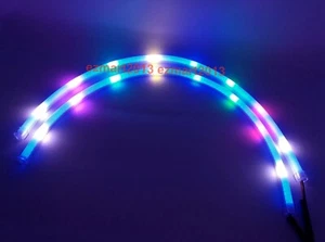 2*60cm Dream color Chasing RGB LED strip Flash Turn Signal DRL BT APP lamp - Picture 1 of 15