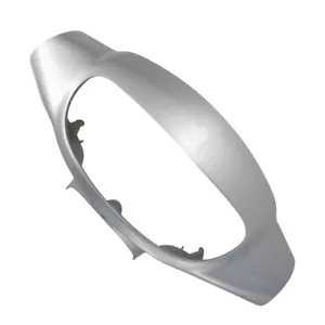 Lenkerverkleidung silber Qingqi Rex RS 450 Off Limit Capriolo QM50QT-6A - Bild 1 von 3