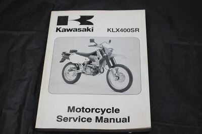Kawasaki KLX400SR 2003 libro manual de servicio Foto 1 de 4