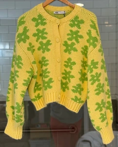ZARA Floral Cardigan | Size M |  EUC - Picture 1 of 3