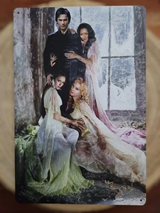 🍀 Blechschild Tin Sign Series The Vampire Diaries Ian Somerholder Nina Dobrev - Bild 1 von 2
