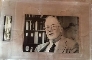 Charles Townes Signed Autographed Photo Physicist Laser Inventor Nobel PSA/DNA - Picture 1 of 1