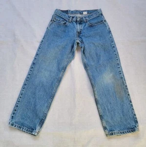 Y2K Levi's 550 Relaxed Fit Husky Jeans 30x26 Distressed/Stained  - Picture 1 of 15