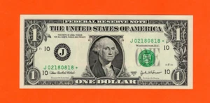 Billete de $1 de Estados Unidos 2003 P-515-b, billete estrella, ciudad de Kanasa * repuesto - Imagen 1 de 2