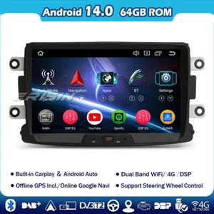 8" Android 14 Navi Autoradio Navi DSP Renault Dacia Duster Sandero Dokker Lodgy - Bild 1 von 20