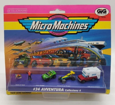 MICRO MACHINES 34 AVVENTURA VINTAGE 1996 GALOOB GIG 75030 NEW IN SEALED BOX - Immagine 1 di 4