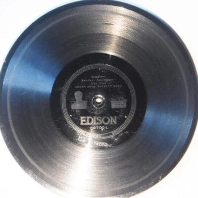 EDISON THICK RECORD– 50700– GREEN BROS BAND– ANYTIME/‘DAY/‘WHERE/SWEET SEPTEMBER - Image 1 of 4